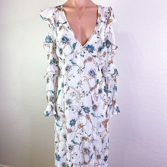 For Love & Lemons Elyse Ruffled Maxi Dress - Picture 7 of 12